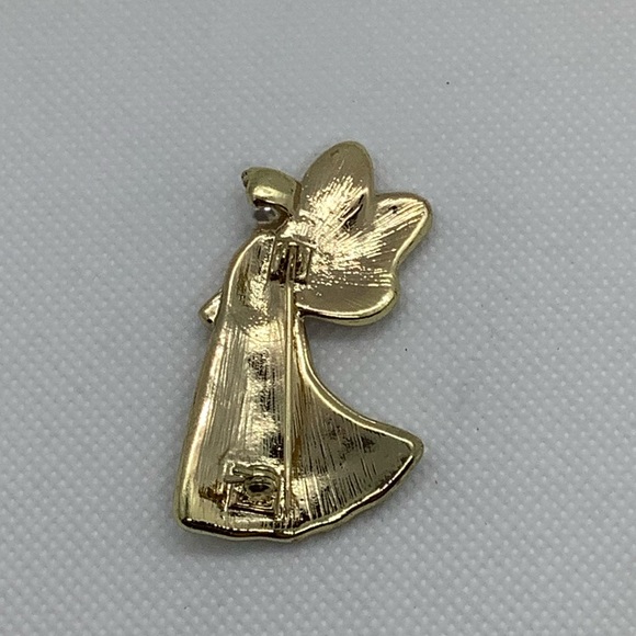 Jones New York Stone Set Angel Brooch / Pin - Picture 5 of 6
